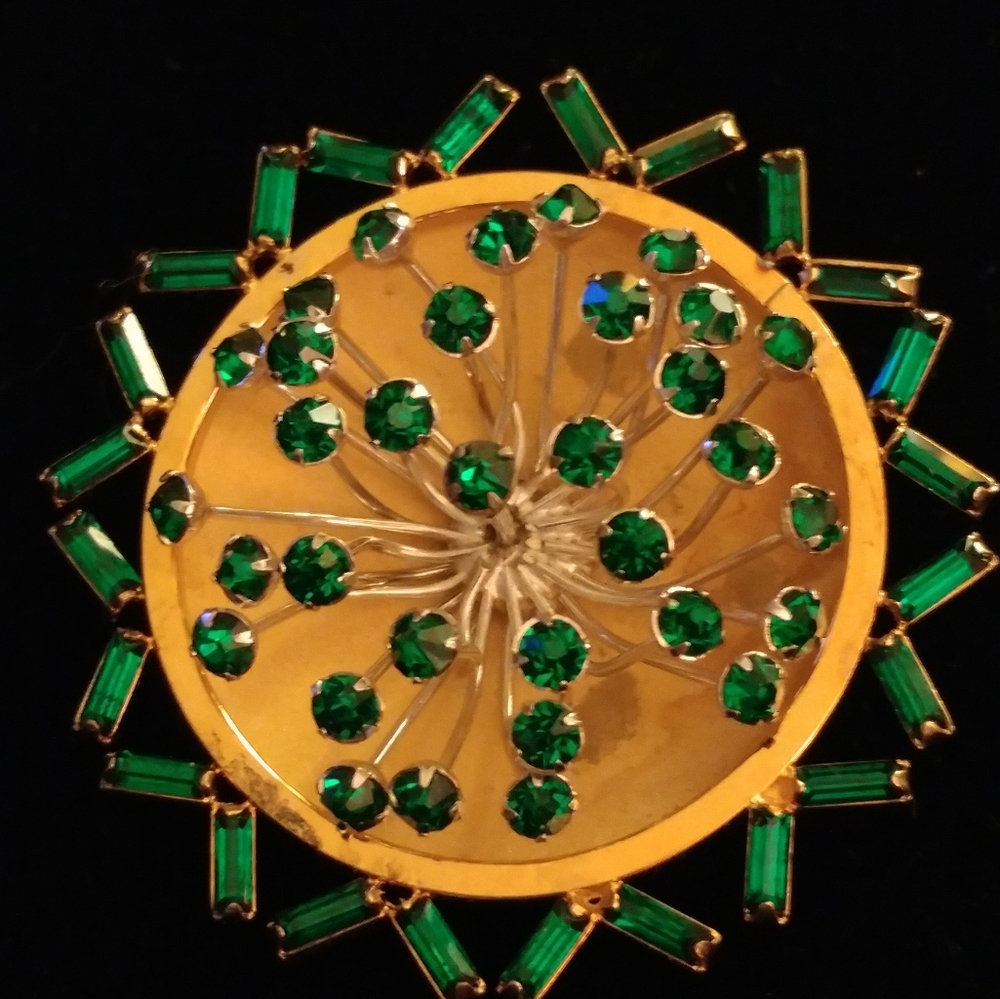 Sterling Boyd Bond Disk Brooch